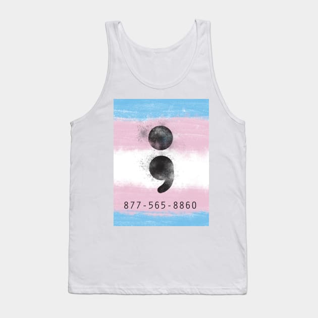 trans Suicide hotline Tank Top by graham_Quackerxo